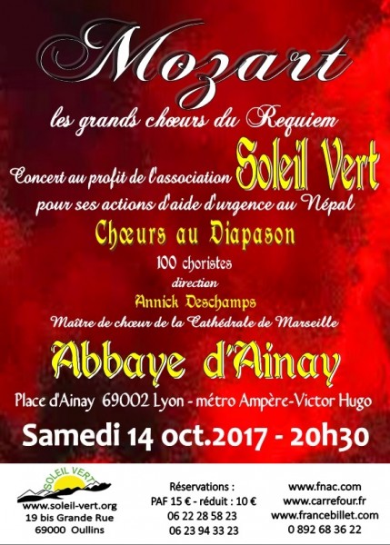 Affiche Concert 14 octobre 2017.